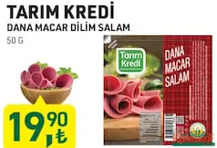 TARIM KREDİ DANA MACAR DİLİM SALAM 50 G